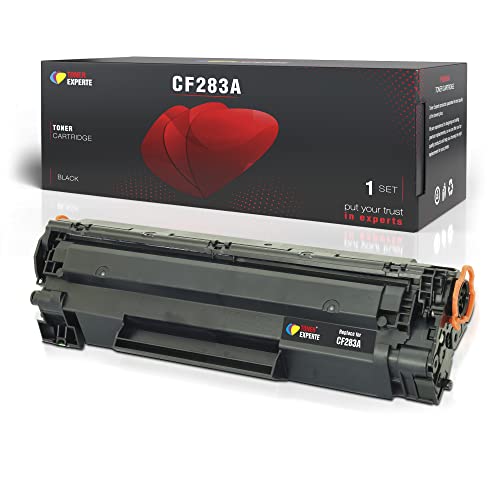 Toner Experte Compatible 83A 83X Negro Cartuchos de Tóner Reemplazo para CF283A CF283X Toner para LaserJet Pro M201dw MFP M125a M125nw M127fn M127fw Impresora