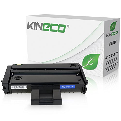 Kineco Tóner Compatible con Ricoh SP201nw, SP203, SP204sfnw, SP211, SP211sf NW, SP212nw - 407255 - Negro 1.500 páginas.